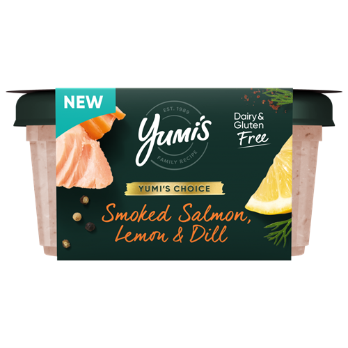 Yumis Mezze Dip Smoked  Salmon Lemon & Dill 180g