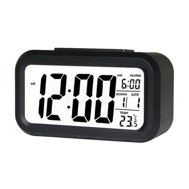 Digital Alarm Clock Black