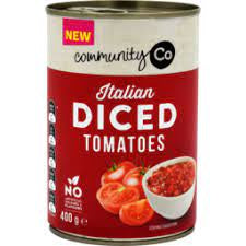 Community Co Tomato Diced with Herbs 400g