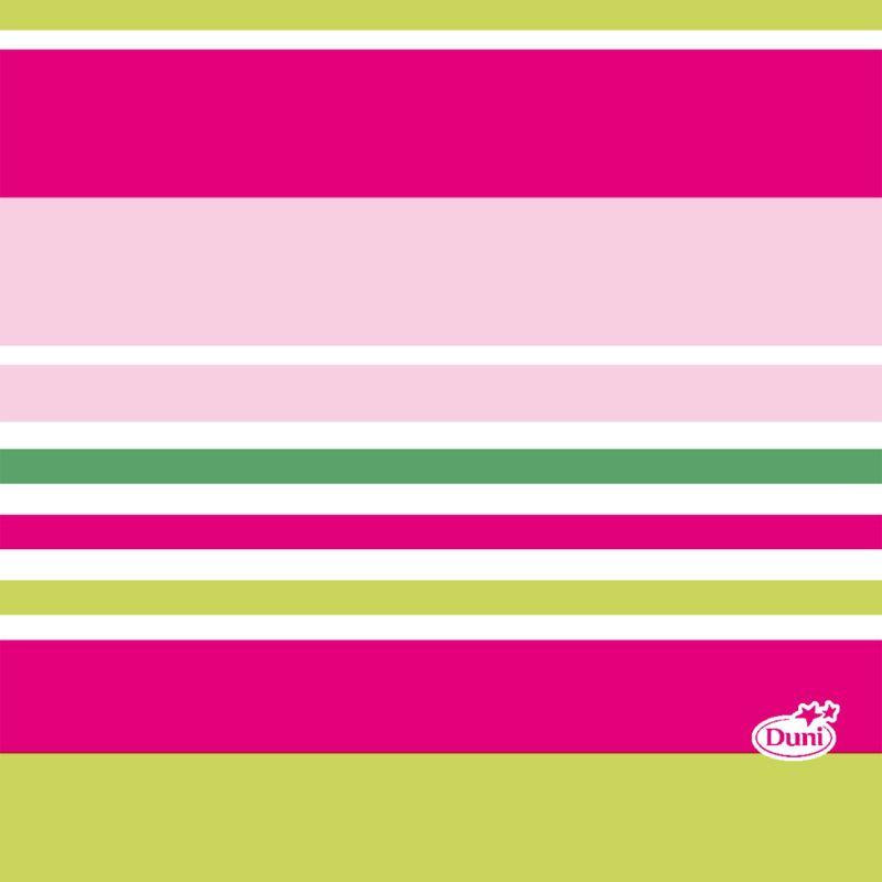 Duni Serviettes Aloha Stripe 24cm 20pk