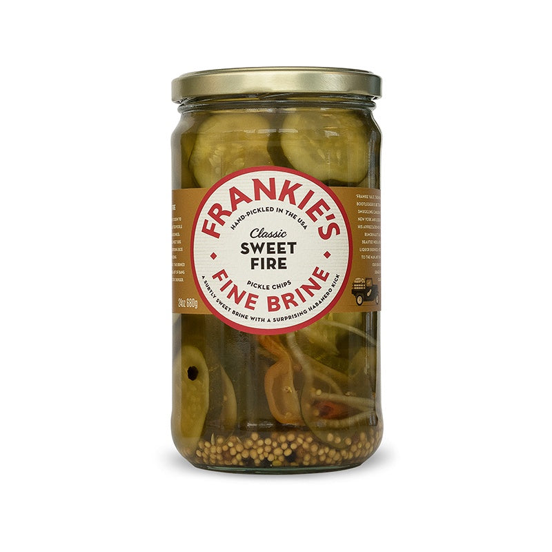 Frankies Fine Brine Sweet Fire Pickle 680g