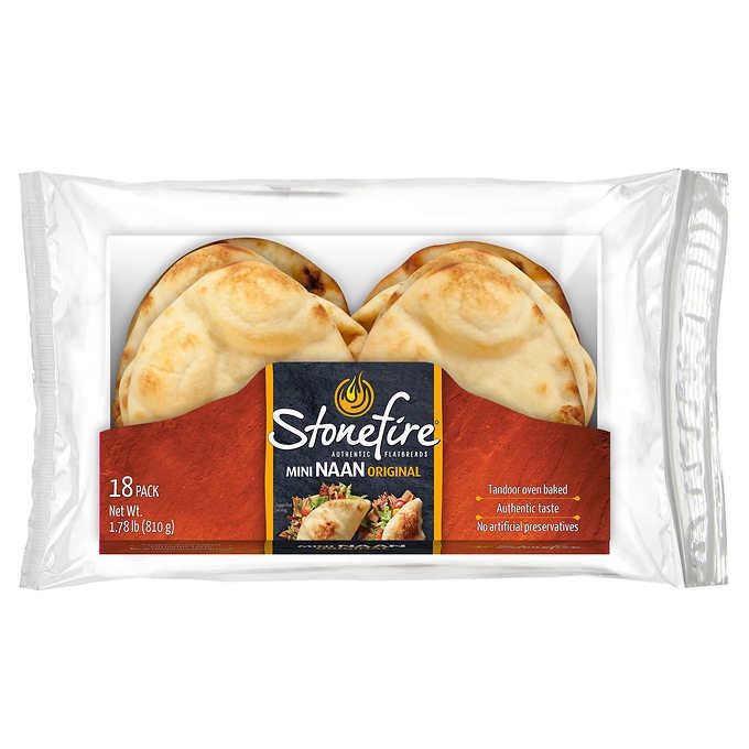 Stonefire Naan Original Mini 810g 18pk