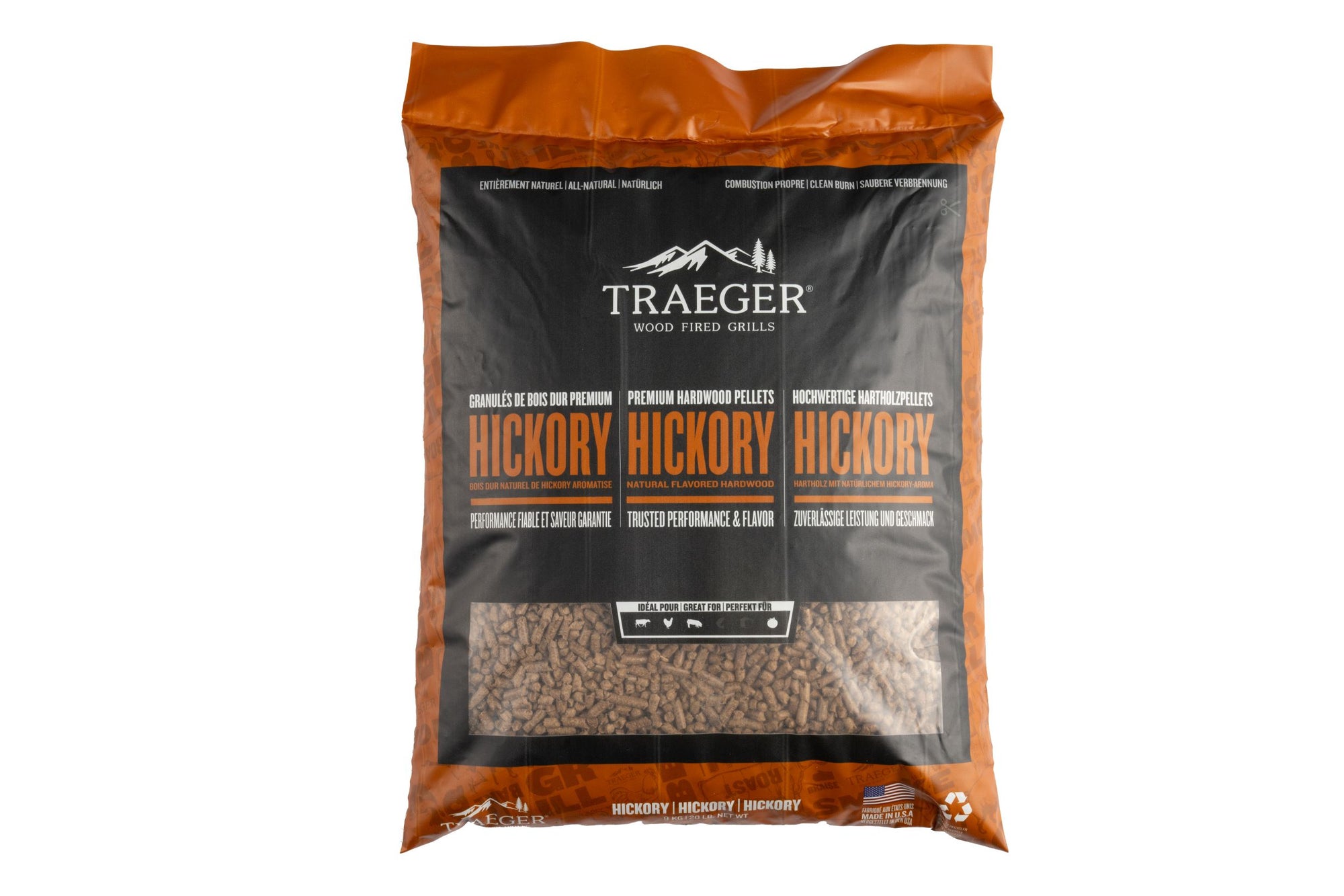 Traeger Hickory Wood Pellet Blend 9kg