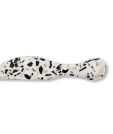 Resin Knife & Spreader Regaliz Black & White Licorice Small