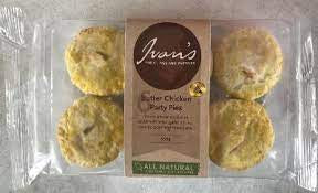 Ivans Butter Chicken Party Pies 6pk 330g