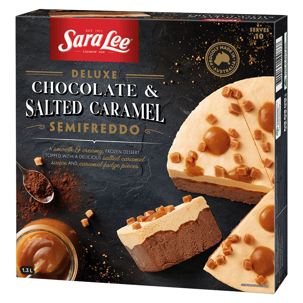 Sara Lee Deluxe Chocolate & Salted Caramel Semifreddo 1.3L
