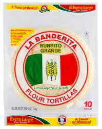 La Banderita Burrito Flour Tortillas Extra Large 710g 10pk