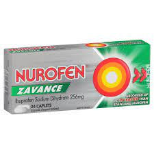 Nurofen Zavance Capsules 256mg 24pk