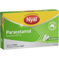 Nyal Paracetamol Capsules 20pk