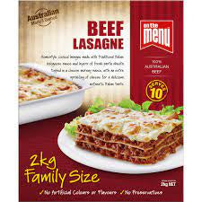 On The Menu Beef Lasagne 2kg