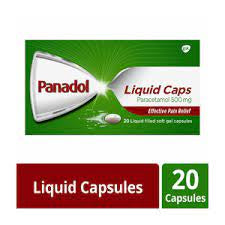 Panadol Liquid Caps 20pk