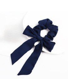 Bow Knot Hair Tie Navy