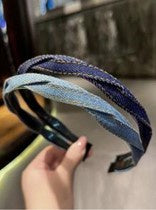 Braided Denim Headband