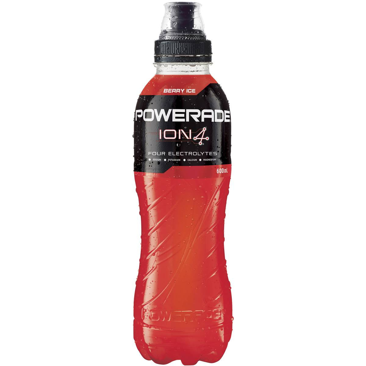 Powerade Ion4 Berry Ice Sports Drink Sipper Cap 600ml