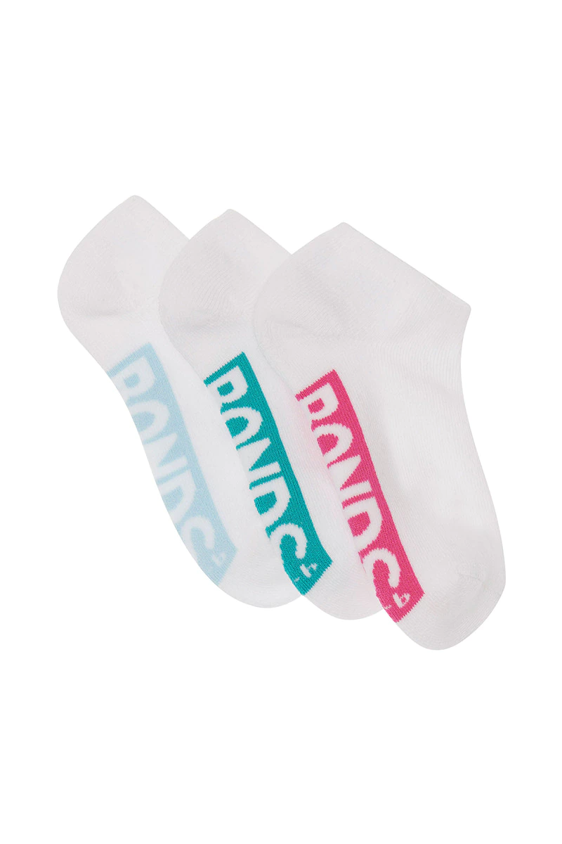 Bonds Kids Low Cut Cushioned Socks 3pk