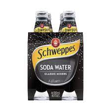 Schweppes Soda Water 300ml 4pk