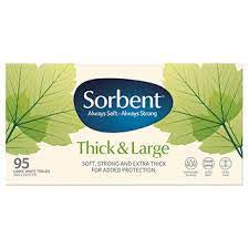 Sorbent Tissues Thick and Large 95s