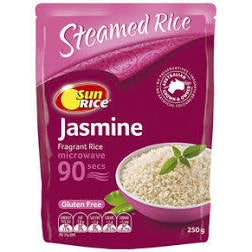 Sunrice Jasmine Rice 90 Sec 250g