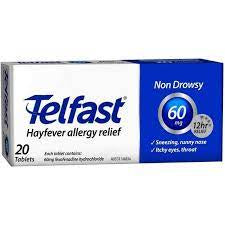 Telfast 60mg 20pk