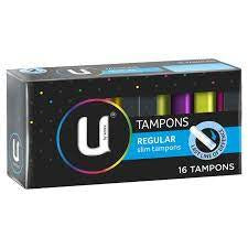 U By Kotex Tampon Regular 16pk