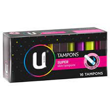 U by Kotex Tampon Super 16pk