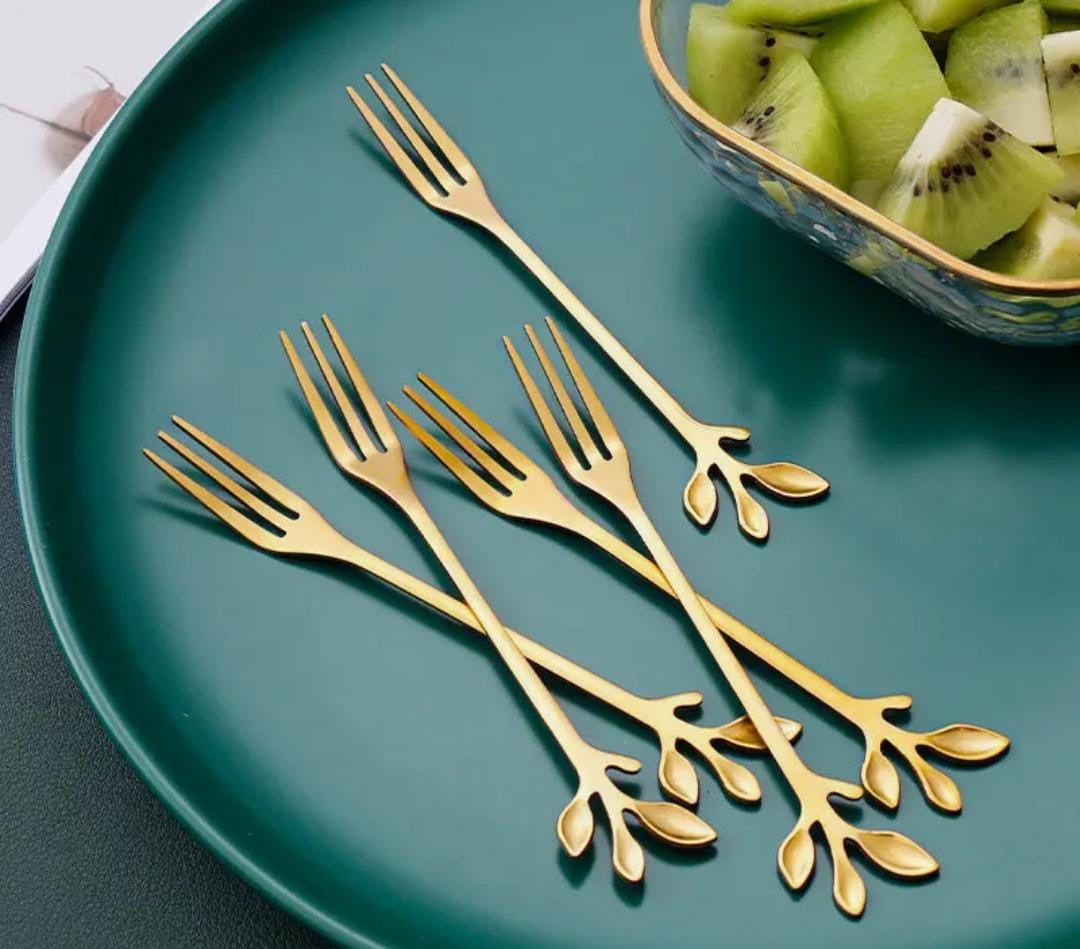 Leaf Dessert Fork Mini