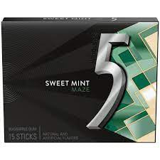 Wrigleys 5 Sweet Mint Sugarfree Gum