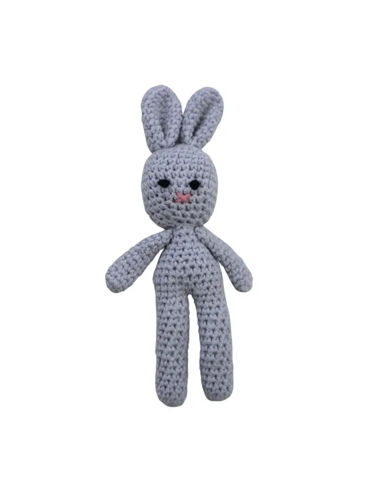 Fauve & Co Lulu Crochet Bunny Grey