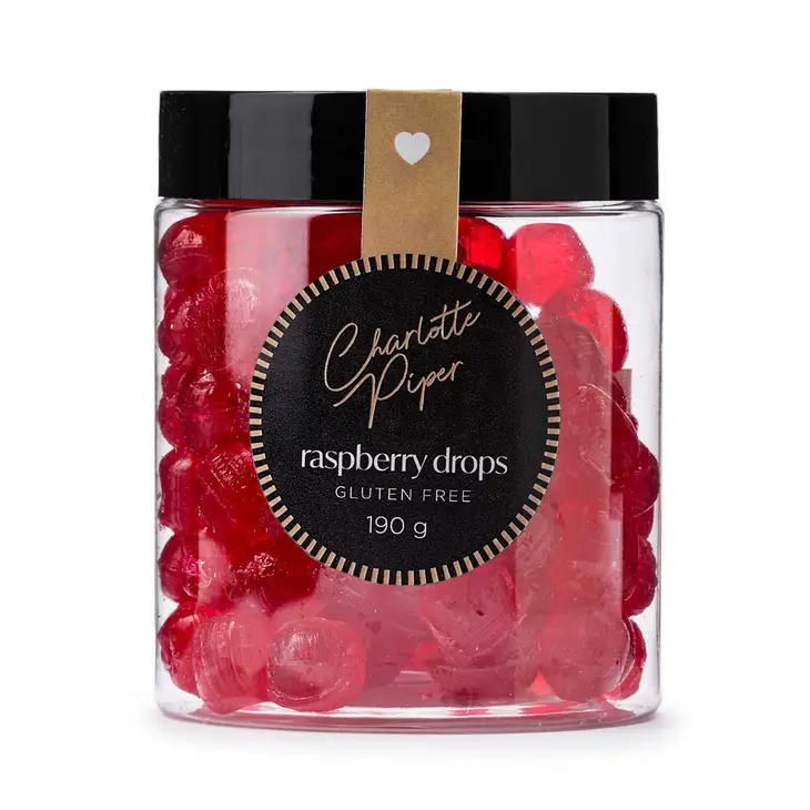 Charlotte Piper Raspberry Drops 190g