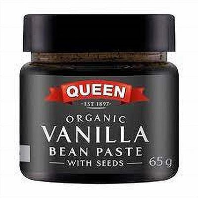 Queen Organic Vanilla Bean Paste With Seeds 65g