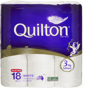 Quilton Toilet Tissue 3 Ply 18pk