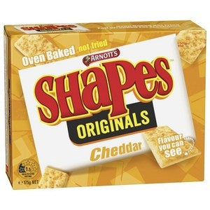 Arnott's Shapes Cheddar 175g