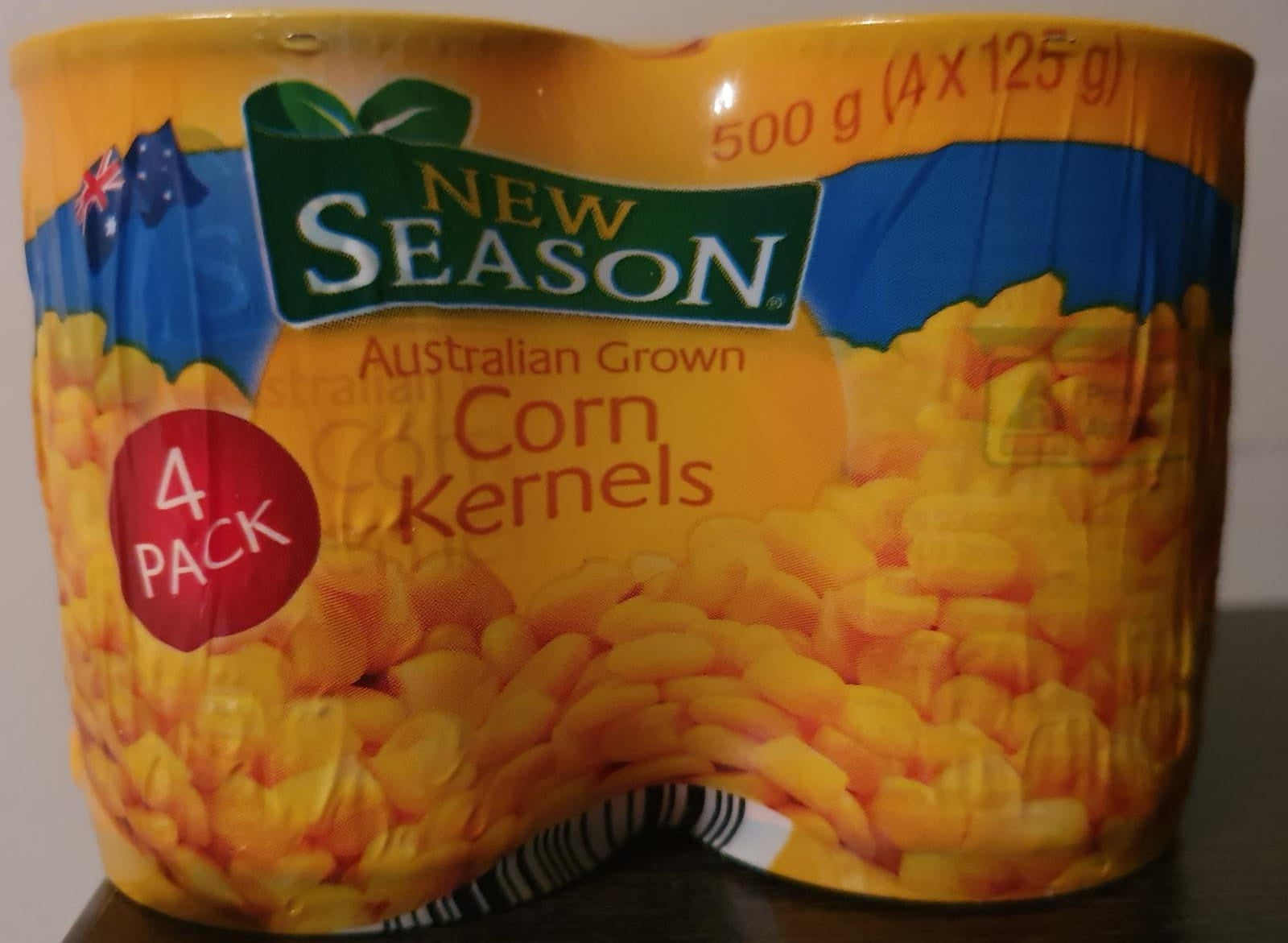 New Season Corn Kernels 125g 4pk