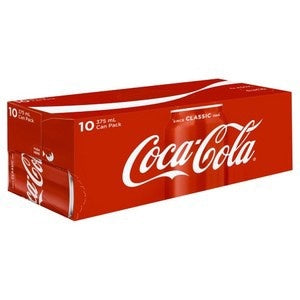 Coca Cola Fridge Mate Cans 375ml 10pk