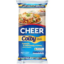 Cheer Colby Cheese Block 1kg