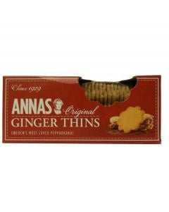 Lotus Annas Ginger Thins 150g