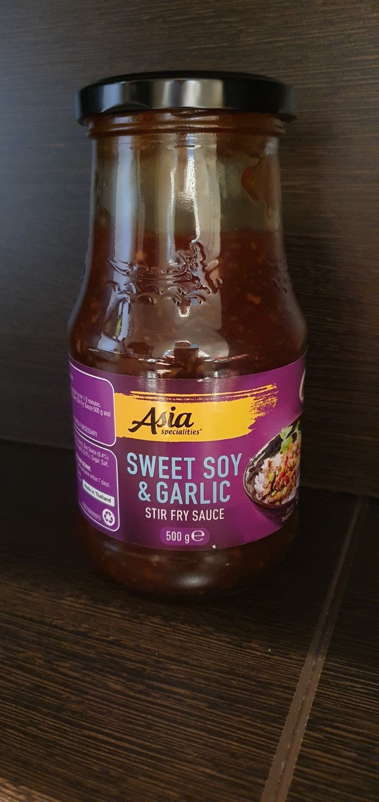 Asia Specialities Stirfry Sauce Sweet Soy and Garlic 500g