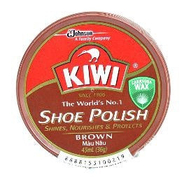 Kiwi Shoe Polish Brown 36g