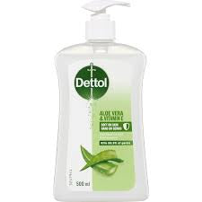 Dettol Antibacterial Liquid Hand Wash Pump Aloe Vera & Vitamin E 500ml