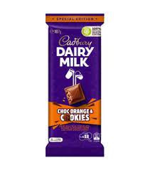 Cadbury Dairy Milk Choc Orange & Cookies Chocolate Block 167g