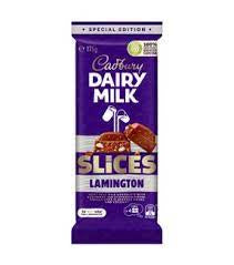 Cadbury Dairy Milk Slices Lamington Chocolate Block 175g