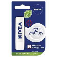 Nivea Lip Repair & Protect Lip Balm For Dry Lips & Cracked Lips 4.8g