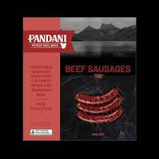 Pandani Beef Sausages Thin 680g