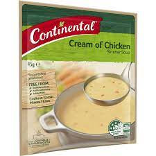 Continental Simmer Soup Cream of Chicken 45g