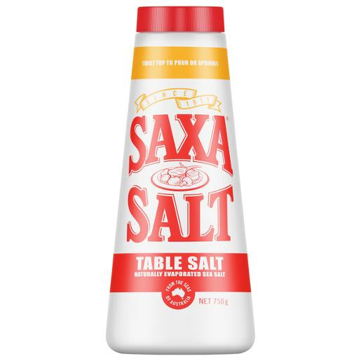 Saxa Table Salt Drum 750g