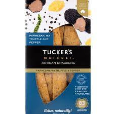 Tuckers Natural Artisan Crackers Truffle Parmesan 100g