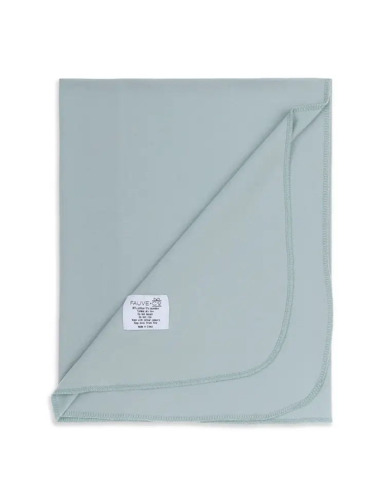 Fauve & Co Evie Stretch Jersey Swaddle Seafoam 82x100cm