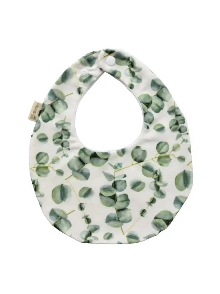 Fauve & Co Eucalyptus Print Baby Bib