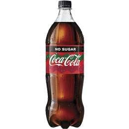 Coca Cola No Sugar Soft Drink 1.25L