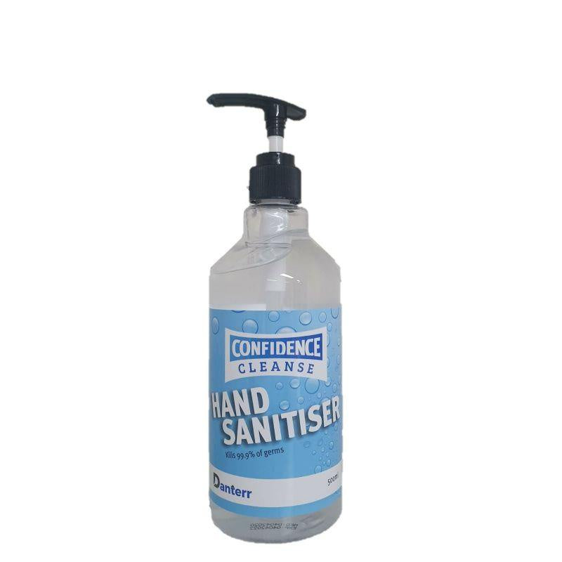 Confidence Cleanse Alcohol Hand Sanitiser 500ml Gel Pump